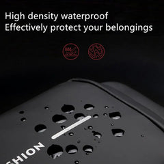 Black Multifunction Anti-Theft USB Charging Crossbody Shoulder Bag | Stylish, Secure & Travel-Ready