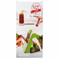 Brava Spring Vegetable Slicer Chopper | Manual Mandoline Cutter / Grinder | Multi-Function Fruit & Vegetable Slicer
