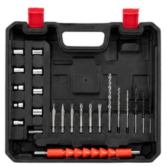 TOP ROCKET Cordless Rechargeable Drill Machine Kit | 48V Double Batteries | 3-in-1 Drill, Screwdriver & Impact Driver | Variable Speed Power Tool Set with Carry Case