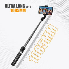 NeePho P170S Selfie Stick Tripod | Extendable , Bluetooth Remote, Universal Smartphone Mount | Durable Metal Build & Lightweight Design
